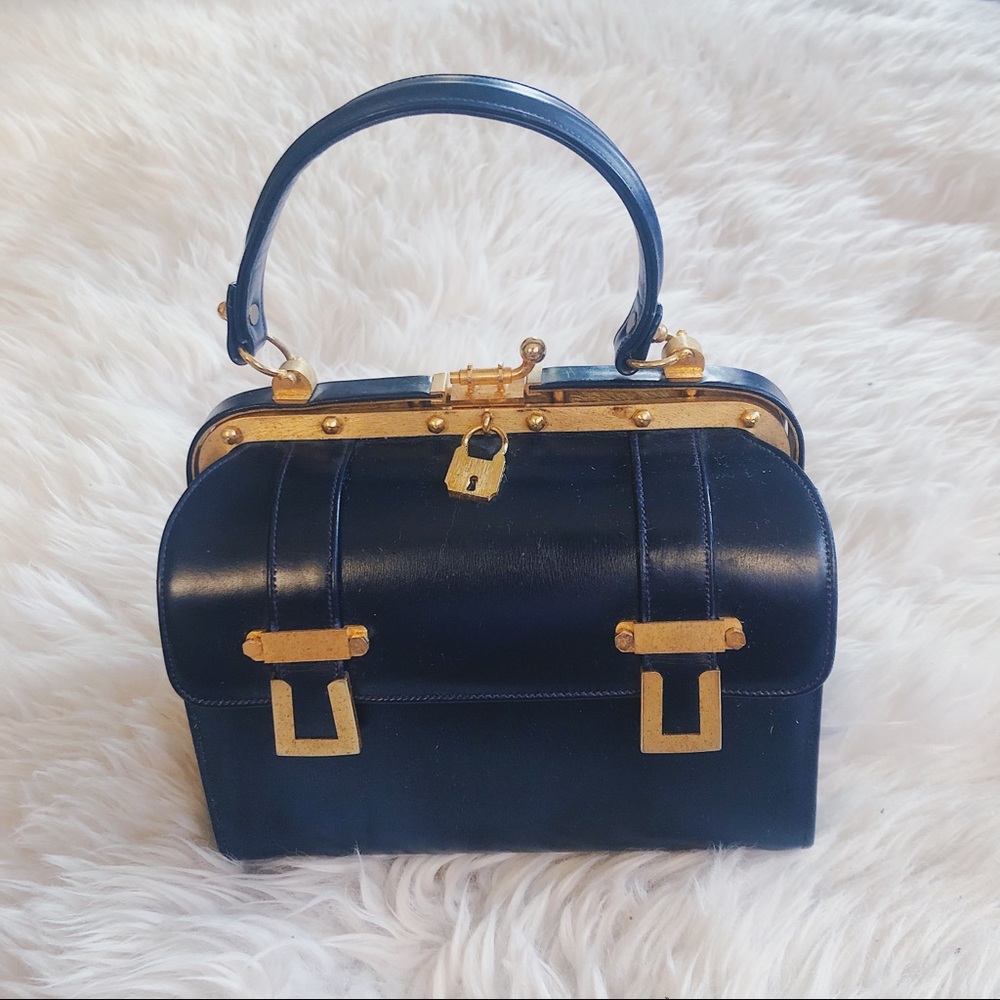 Vintage leather Harry Rosenfeld purse.